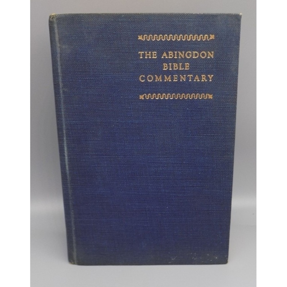 1929 The Abingdon Bible Commentary Eiselen Lewis Downey Hard Cover
